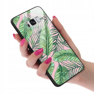 Etui GLASS do SAMSUNG S8 Case Kwiatki Lato Wzory