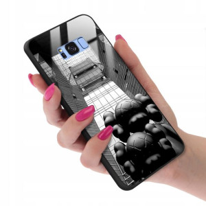 Etui GLASS do SAMSUNG S8 PLUS Case Bearbrick Wzory