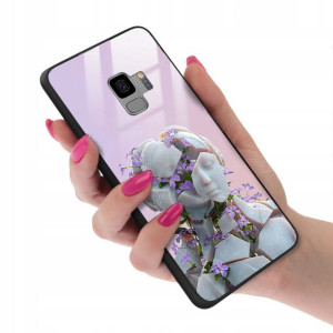 Etui GLASS do SAMSUNG S9 Case Biologia Modne Wzory