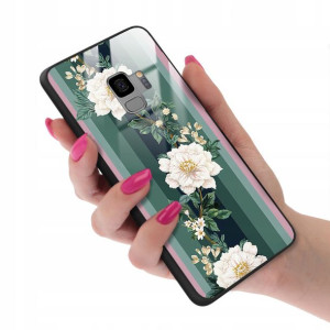 Etui GLASS do SAMSUNG S9 Case Modne Kobiece Wzory