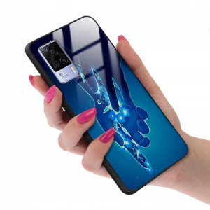 Etui GLASS do VIVO S9E Case Biologist Human Wzory