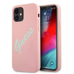 Guess GUHCP12SLSVSPG iPhone 12 mini 5,4" różowo zielony/green pink hardcase