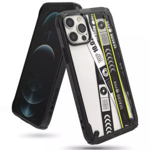 Ringke Fusion X Design etui pancerny pokrowiec z ramką iPhone 12 Pro Max cz