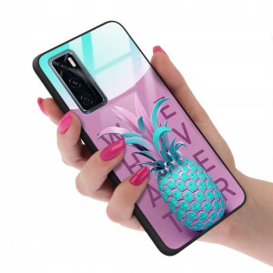 Etui Glass do VIVO V20SE Case Kwiaty Flower Wzory