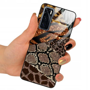 Etui GLASS do VIVO V20SE Case Modne Piękne Wzory