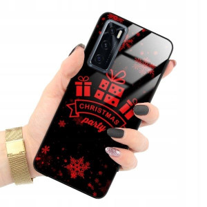 ETUI GLASS do VIVO V20SE Christmas Święta Wzory