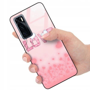 ETUI GLASS do VIVO V20SE Miłość Walentynki Wzory