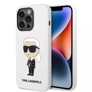 Etui Karl Lagerfeld KLHCP14XSNIKBCH do iPhone 14 Pro Max 6,7" hardcase Sili