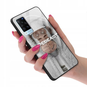 Etui GLASS do VIVO X60 Case Bearbrick Misie Wzory