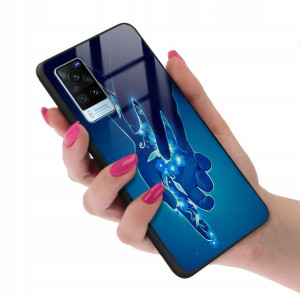 Etui GLASS do VIVO X60 Case Biologist Human Wzory