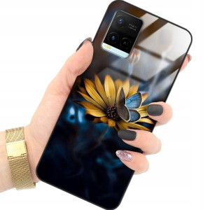 ETUI GLASS do VIVO Y32 Damskie Kwieciste Top Wzory