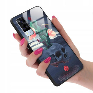 Etui GLASS do VIVO Y51 2020 Case Biologiczne Wzory