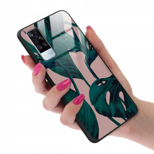 Etui GLASS do VIVO Y51 2020 Case Kobiece Top Wzory