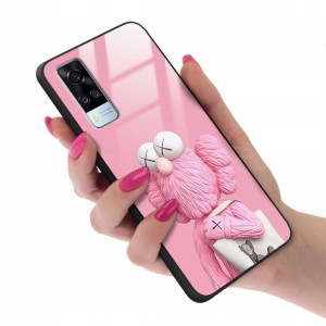 Etui GLASS do VIVO Y51 2020 Case Kwiaty Lato Wzory
