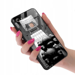 Etui GLASS do VIVO Y83 Case Bearbrick Misie Wzory