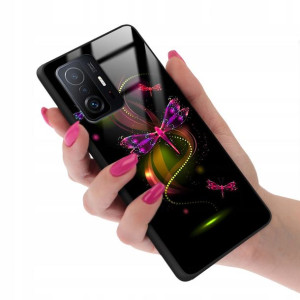 Etui Glass do XIAOMI 11T 5G Obudowa Motyle Wzory