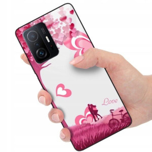 ETUI GLASS do XIAOMI 11T Miłość Walentynki Wzory