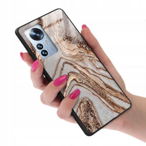 Etui Glass do XIAOMI 12 PRO Obudowa Marmurki Wzory
