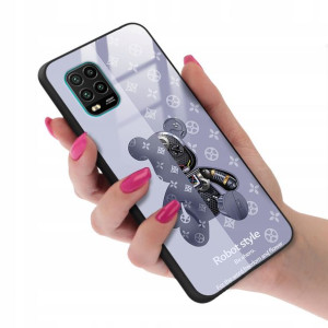 Etui GLASS do XIAOMI MI 10 LITE Case Misie Wzory