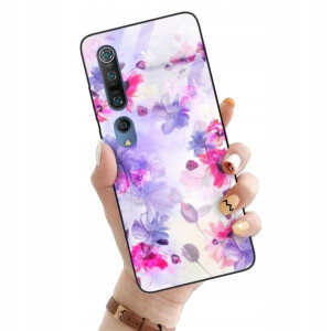 ETUI GLASS do XIAOMI Mi 10 PRO Flower Natura Wzory