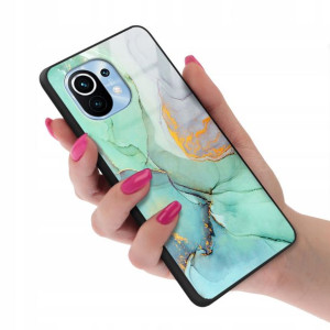 Etui GLASS do XIAOMI Mi 11 Case Marmurki Top Wzory