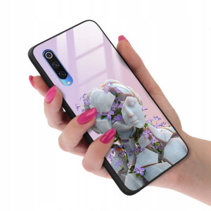 Etui GLASS do XIAOMI Mi 9 Case Biologiczne Wzory