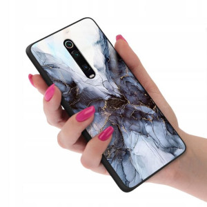 Etui GLASS do XIAOMI MI 9T Case Marmurki Top Wzory
