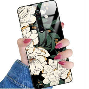 ETUI GLASS do XIAOMI Mi 9T Kwiaty Wiosenne Wzory