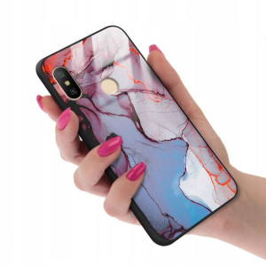 Etui GLASS do XIAOMI MI A2 LITE Obudowa Case Wzory