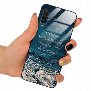 Etui GLASS do XIAOMI Mi A3 LITE TOP Marmurki Wzory