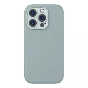 Zestaw Etui Baseus Liquid Silica Gel do iPhone 14 Pro (zielone) + szkło har