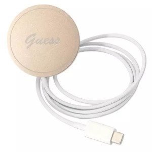 Zestaw Guess GUBPP14SHMEACSK Case+ Charger iPhone 14 6,1" czarny/black hard