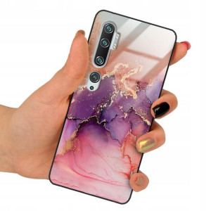 Etui GLASS do XIAOMI MI NOTE 10 TOP Marmurki Wzory