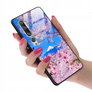 Etui GLASS do XIAOMI MI NOTE 10 TOP Wiosenne Wzory