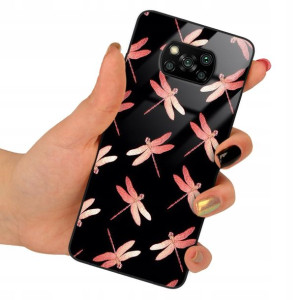 Etui Glass do XIAOMI POCO X3 PRO Case Motyle Wzory
