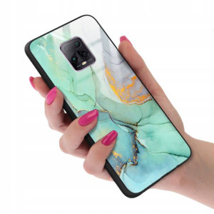 Etui GLASS do XIAOMI REDMI 10X 5G Marmurki Wzory
