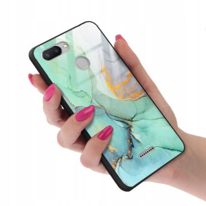 Etui GLASS do XIAOMI REDMI 6 Case Marmurki Wzory