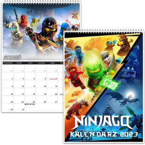 Kalendarz Ścienny A4 Lego Ninjago 2023 Y2