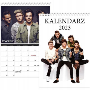 Kalendarz Ścienny A4 One Direction 2023 Y2