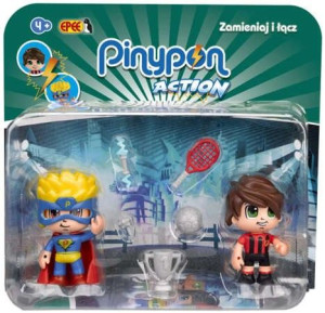 Epee 16056/31417 Pinypon action 2 pack superbohater i piłkarz