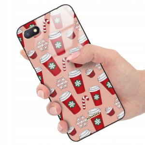 ETUI GLASS do XIAOMI REDMI 6A Zima Christmas Wzory