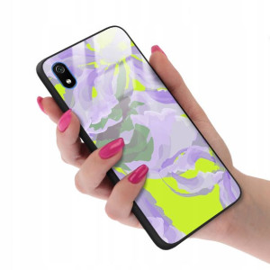 Etui GLASS do XIAOMI REDMI 7A Case Kwiatki Wzory