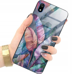 ETUI GLASS do XIAOMI REDMI 7A Damskie Kwiaty Wzory