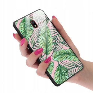 Etui GLASS do XIAOMI REDMI 8A Case Kwiatki Wzory
