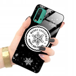 ETUI GLASS do XIAOMI REDMI 9 POWER Christmas Wzory
