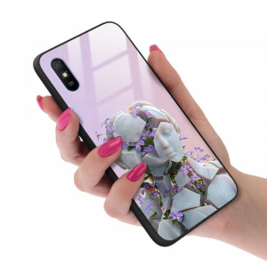 Etui GLASS do XIAOMI REDMI 9A Case Piękne Wzory