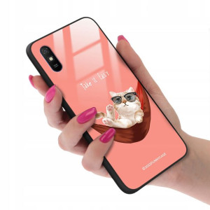 Etui GLASS do XIAOMI REDMI 9A TEDDY Misie Wzory