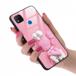 Etui GLASS do XIAOMI REDMI 9C Case Kwiatki Wzory