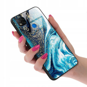 Etui GLASS do XIAOMI REDMI 9C Case Marmurki Wzory