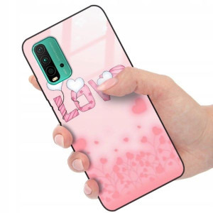ETUI GLASS do XIAOMI REDMI 9T Love Miłość Wzory